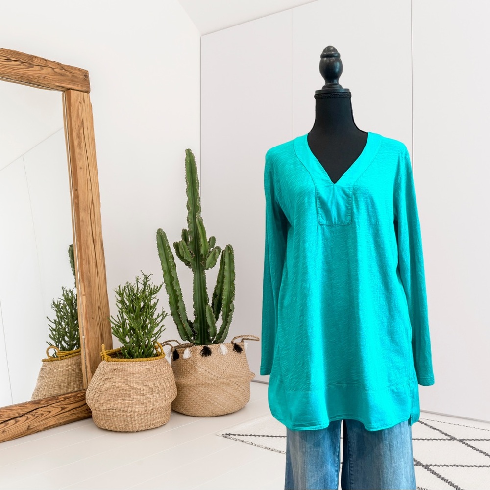Anthropologie / Left of Center V-Neck Tunic Top